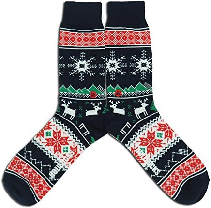 Holisocks - Ugly Sweater, Navy Blue, One Size