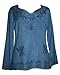 Agan Traders 2025 Spring Long Sleeve Embroidered Blouses - Medieval Bohemian Fall Tops - Vintage Tunic Women's Blouses Kurta