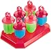 Tovolo Freezer Jewel Pop Molds, Set of 6