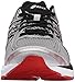 ASICS Men's GEL Flux 3 Running Shoe, Silver/Onyx/Racing Red, 9.5 4E US