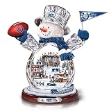 Indianapolis Colts Masterpiece Edition Crystal Snowman Figurine by The Bradford Exchange