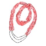House Of Shakti Immaculate Insight Scarf Necklace - Pink - One Size