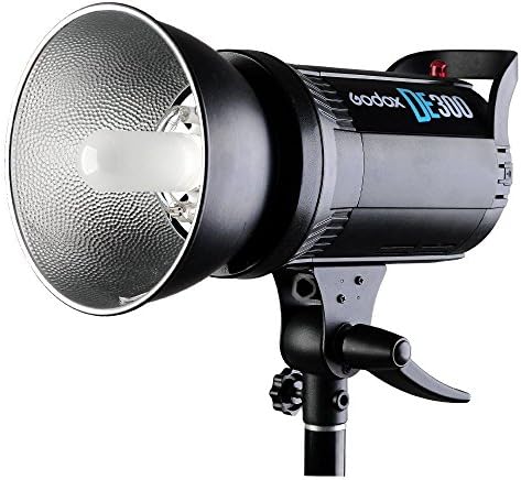 Godox DE300 300W Professional Compact Studio Flash Light Strobe Lighting Lamp Head 220V 300ws with Bowens Style Mount For Photography Monolight