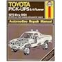 Toyota Pick-Ups & 4-Runner Automotive Repair Manual