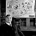 Minister of Health Aneurin Bevan, Sitting Beneath "National Health Service" Poster Photographic Poster Print, 16x16