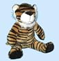 15" Birth Announcement Tiger Custom Embroidered with Name, Birth Date and Birth Weight