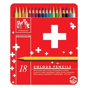 Color Pencils Metal Box 18 by Caran D'ache of Switzerland