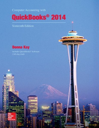 Computer Accounting with QuickBooks 2014