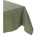 Bardwil Elements 52-inch By 70-inch Oblong Rectangle Tablecloth, Olive by Bardwill