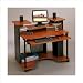 Studio RTA Wood Computer Desk in Black and Cherry