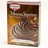 Dr. Oetkers Milk Chocolate Mousse Supreme Mix (3.1 ounce) by igourmet.com