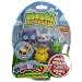 Moshi Monsters Moshlings 5 Figure Pack - Prof Purplex - Lady Meow- Shelby - Squidge + Surprise Figure