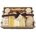 Gloss Plateau de Bain Osier Honey Blossom, Miel (Honig), Geschenkset, 8-teilig