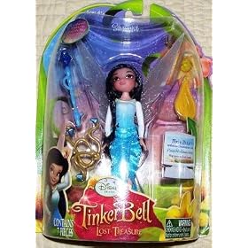 Disney Fairies Lost Treasure Pixie Pass BLUE MOONSTONE SCEPTER 2010 Dolls - SILVERMIST Set... by