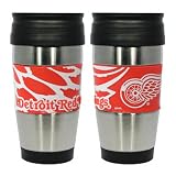 Detroit Red Wings Travel Mug: 15 oz Stainless Steel Travel Tumbler