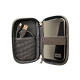CaseCrown Double Memory Foam Thin Pouch Case For 320GB External USB Powered 2.5 Mini Portable Hard Drive