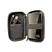CaseCrown Double Memory Foam Thin Pouch Case (Black) For Toshiba 500 GB USB 2.0 Portable External Hard Drive HDDR500E03X (Black/White)