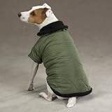 Pet Supplies : X-LARGE - CHIVE - Thermal Lined Jackets