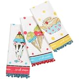 DII Ice Cream Kitchen Towels, Set of 3