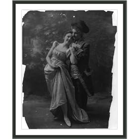 Historic Print (XL): [Couple in dance costumes]