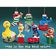 5" Sesame Street Big Bird In Nest Christmas Ornament