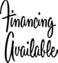 Financing Available Store Window/wall/car Graphic Decal Lettering Words