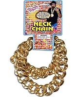 80s Big Links Gold Color Bling Neck Chain