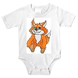 Onesie with cat, fox, animal, cub