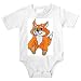 Onesie with cat, fox, animal, cub