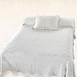 Heritage Bedspread-White--King