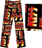 KISS lounge pants 'Flame Logo' pajama bottoms