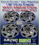 94 Series Ford F250 Truck, E250 Van 16 Replica Hubcaps