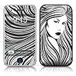 Girl Design Protector Skin Decal Sticker for Apple 3G iPhone / iPhone 3GS 3G S