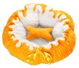 Woof Kingdom Growing Pet Mat - Expandes as your pet grows - Super soft inside and out - Orange