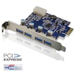 CSL - 4-Port USB 3.0 Karte PCIe Expre...