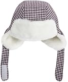 San Diego Hat Girls 2-6x Faux Fur Houndstooth Trapper Hat