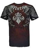 Affliction Rampage Plate T-Shirt Black Lava Wash