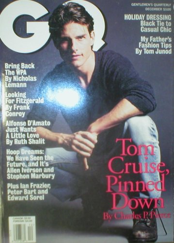 GQ Magazine December 1996 Tom Cruise (Single Back Issue)