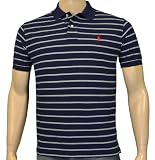 Polo Ralph Lauren Men's Striped Mesh Shirt Navy