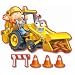 Bob The Builder BOB & SCOOP 24 PC SUPER SIZED FLOOR PUZZLE