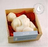 Brigit True Organics- Rose Venus of Willendorf Castile Soap, 2.4oz. (88% ORGANIC)