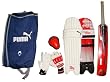 Puma Junior Cricket Set with Backpack, Youth Size, For Right Handed