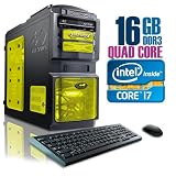 CybertronPC X-15 2141DBYQ, Intel Core i7 Gaming PC, W7 Home Premium, CrossFireX, Black/Yellow