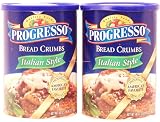 - 	 Progresso bread crumbs, italian style, 2-pack 80oz Canister