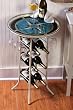 Metal Bottle Table, Sand [Kitchen]