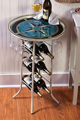 Metal Bottle Table, Sand [Kitchen]