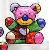 New Romero Britto Fun Bear Ceramic Authentic Figurine Sculpture Pop Art Teddy !!