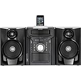 Sharp 240 Watts Mini Hi-Fi Audio Stereo Sound System With Ipod/iphone Dock, 5-Tray CD Player, Full Logic Cassette Deck, 40 Preset AM/FM Digital Tuner, 2-Way Speaker System with Bass and Treble Settings, Remote Control, Headphone Input Jack, Built-In Clock & Sleep Timer Setting