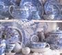 Blue and White China Design Large Luxury Serving Tray