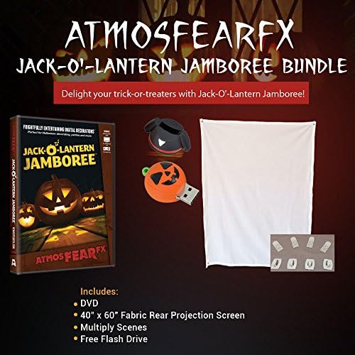 Jack-o-lantern Jamboree Dvd, Rear Projection Screen and USB Included